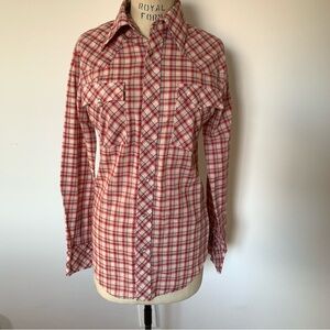Vintage Western Plaid Shirt